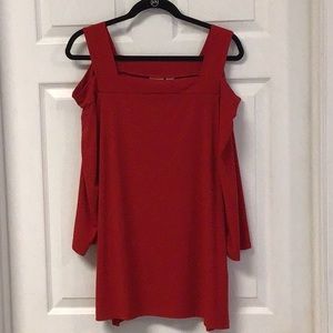 Chicos red top. Size L (12-14, Chico’s size 2)